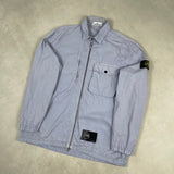Washed Canvas Overshirt Lavender