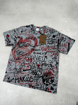 Graffiti T - Shirt Grey