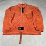 Uneven Pigment Dyed Nylon Smeriglia Set Orange