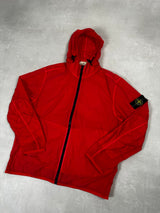 Lamy Velour Hooded Jacket Coral