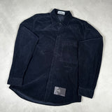 Micro Corduroy Overshirt Navy