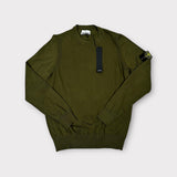 Soft Cotton Crewneck Sweatshirt Green