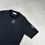 Cotton Knit T - Shirt Navy