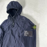 Nylon Metal Smock Pullover Navy