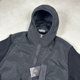 Nylon Metal Primaloft - TC Hybrid Knit Hooded Jacket Black