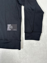 Ghost Lightweight 1/4 Stud Fasten Sweatshirt Black