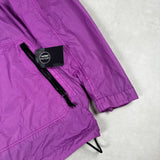 Garment Dyed Crinkle Reps NY Hooded Jacket Purple