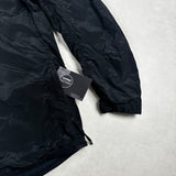 Nylon Metal Lined Overshirt Black