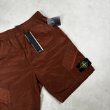 Nylon Metal Type CO Cargo Shorts Rust