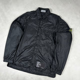 Micro Yarn Lined Overshirt Black
