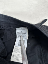 Compass Patch Cargo Trousers Black