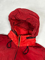 Nylon Metal Tyvek Shield Jacket Red