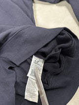 Stitched Logo Crewneck Sweatshirt Navy