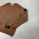 Dust Colour Finish Sweatshirt Rust Orange