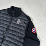 Hybridge Knit Packable Hybrid Jacket Black