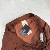 Nylon Metal Type CO Cargo Shorts Rust