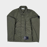 Garment Dyed Crinkle Reps NY Overshirt Green