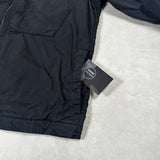 Supima Cotton Twill Stretch - TC Hooded Overshirt Black