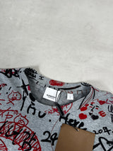 Graffiti T - Shirt Grey