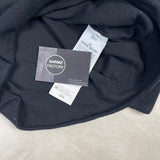 Knit Nylon Pocket Jumper Black