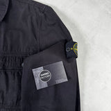 Double Pocket Zip Overshirt Black