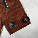 Nylon Metal Type CO Cargo Shorts Rust