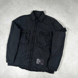 Ghost Zip Overshirt Black