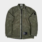 Nylon Metal Lined Overshirt Khaki