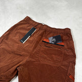 Nylon Metal Type CO Cargo Shorts Rust
