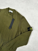 Soft Cotton Crewneck Sweatshirt Green