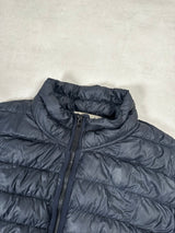 Garment Dyed Micro Yarn Down Gilet Navy
