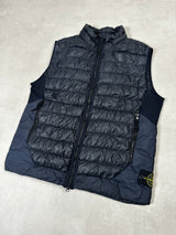 Garment Dyed Micro Yarn Down Gilet Navy
