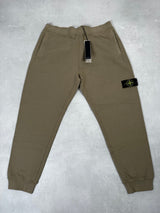 Cotton Fleece Joggers Beige