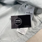 Garment Dyed 1/2 Zip Overshirt Light Blue