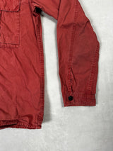 Garment Dyed Overshirt Coral