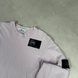Long Sleeve Badge T - Shirt Light Pink