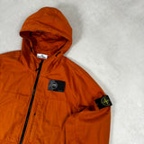 Supima Cotton Twill Stretch - TC Hooded Overshirt Orange