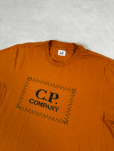 Box Logo Print T - Shirt Orange