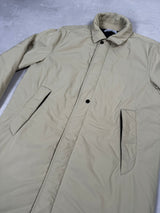 Micro Twill Primaloft Insulation Long Jacket Gold