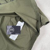Stretch Cotton Pocket Overshirt Khaki