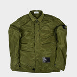 Nylon Metal Overshirt Khaki