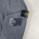 Poly Wool Blend Jacket Grey
