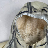 Poly Cover Composite Sherling Lined Jacket Cream