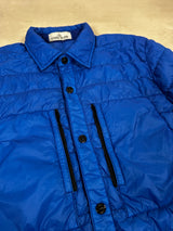 Micro Yarn Down Overshirt Blue
