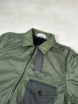 Lamy Flock Patch Pocket Overshirt Green