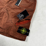 Nylon Metal Type CO Cargo Shorts Rust