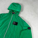 Lightweight Hooded Stretch Jacket Green