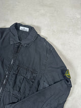 Garment Dyed Overshirt Black