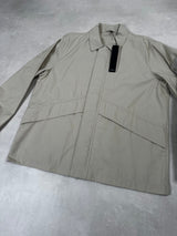 Ghost Zip Overshirt Cream
