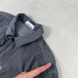 Nylon Metal Lined Overshirt Grey